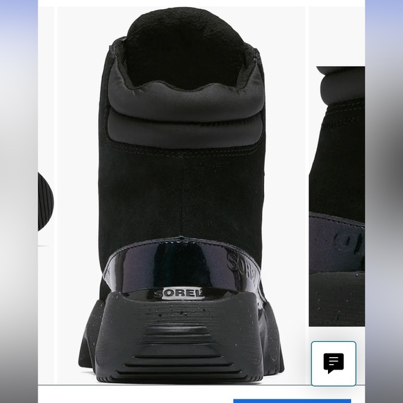 Brand New Black Sorel Suede Kinetic Conquest Boots - Picture 4 of 10